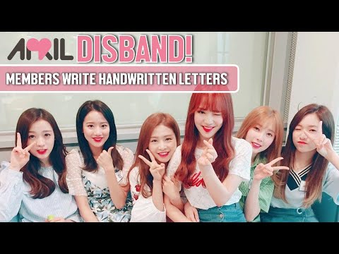 APRIL Disband - Members Write Sincere Handwritten Letters To Fans Following The News