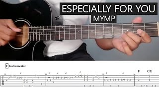 ESPECIALLY FOR YOU by MYMP - Guitar Tutorial with Tablature/Tabs and Tabs on Screen