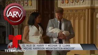 Así se llama el hijo de los Duques de Sussex | Al Rojo Vivo