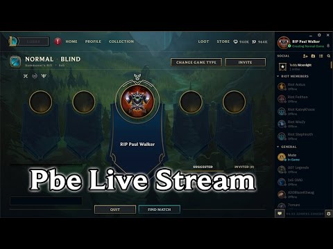 PBE Server Live Stream - Elementalist Lux Is Here! - Alpha Client