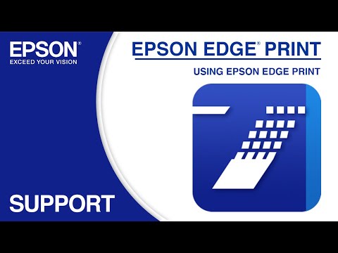 Using Epson Edge Print