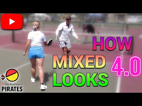This is what 4.0 Pickleball Mixed Doubles Looks Like at APP New Jersey Open