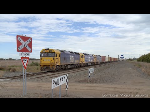 7902V Pacific National Mildura / Melbourne Container Train At Buchter Rd (7/9/2022)- PoathTV Railway