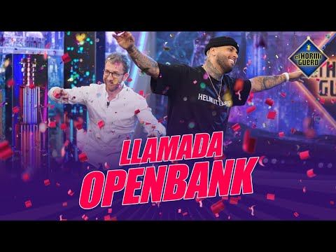Nicky Jam entrega la Tarjeta Openbank... ¡por los pelos! - El Hormiguero
