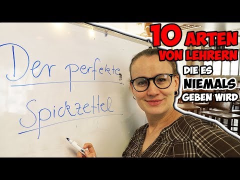 10 Arten von LEHRERN, die es niemals geben wird! Anti-Hausaufgaben, Spickzettel-Unterricht...