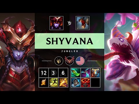 Shyvana Jungle vs Fiddlesticks - NA Grandmaster Patch 25.15