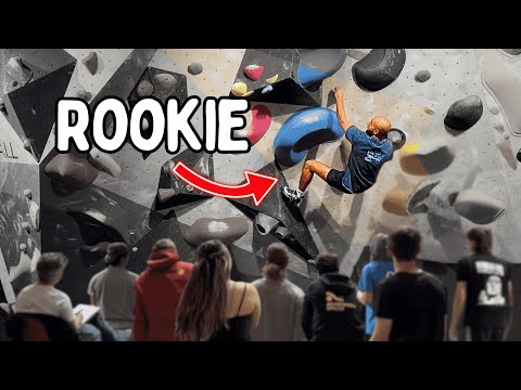 Beginner Enters Climbing Competition