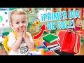 📚¡PRIMER DÍA De COLEGIO De WILLIAM! 🎒ASÍ REACCIONA AL PRIMER DÍA DE CLASE - Familia Carameluchi