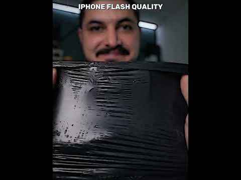 Iphone vs Samsung Flash Quality ☠️ #iphone #samsung #flash #upcoming