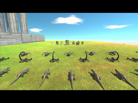 POISON UNIT ARMY  vs  EVERY FACTION - animal revolt battle simulator ARBS