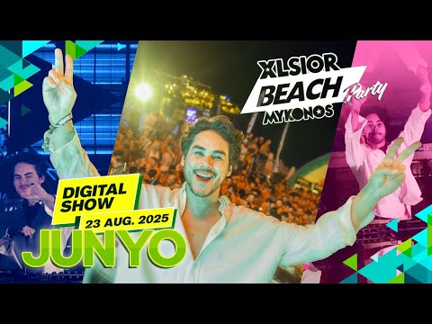 JUNYO at XLSIOR MYKONOS 2025 BEACH PARTY