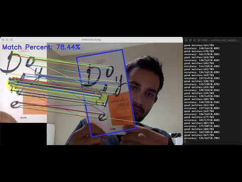 ORB Real Time Feature Matching