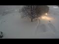 6 FEET OF SNOW TIMELAPSE