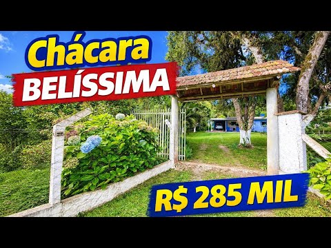 CHACARA FORMADA E BARATA! PROXIMO DE COMÉRCIOS E DE CURITIBA! 285 MIL, SOMENTE A VISTA!