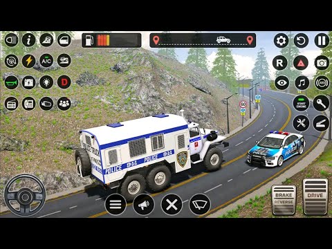 Police Truck Gangster Driver 3D 🤑😱 Android GamePlay!