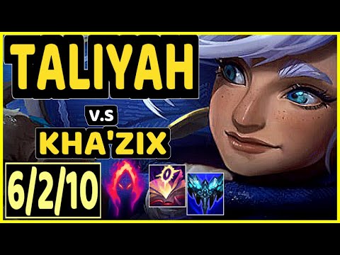 UMTI (TALIYAH) vs KHA'ZIX - 6/2/10 KDA JUNGLE CHALLENGER GAMEPLAY - KR