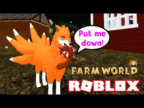 ROBLOX FARM WORLD SQUIRREL KIDNAPPED BY KITSUNE! Special vs Rare vs Common Animals vs Game Pass
