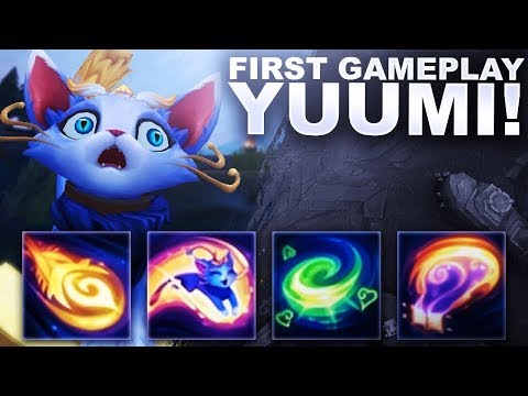 YUUMI NEW CHAMPION FIRST GAMEPLAY *OP* OMG HOW BROKEN