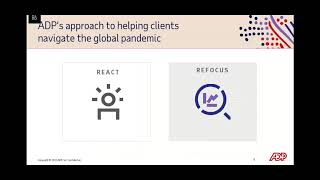 Build and Implement a Safe Return to Work Strategy | ADP Workforce Now® Demo