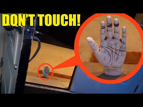 if you ever see this demon hand outside your house, don't touch it!! (It's cursed)