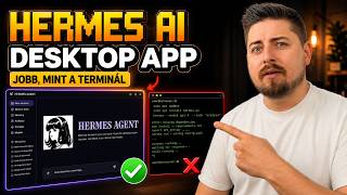 Hermes AI Desktop App: Itt a jövő! 🚀 Vége a terminálnak (Végre Grafikus Felületen!)