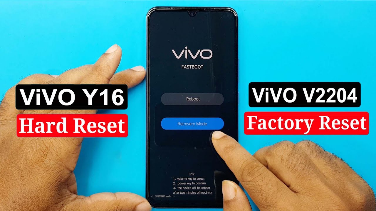 Vivo Y16 Hard Reset | Vivo Y16 Screen Lock Remove | Vivo Y16 Pattern Unlock | V2204 Factory Reset