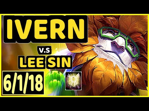 STYLLEE (IVERN) vs LEE SIN - 6/1/18 KDA JUNGLE GAMEPLAY - EUW Ranked DIAMOND