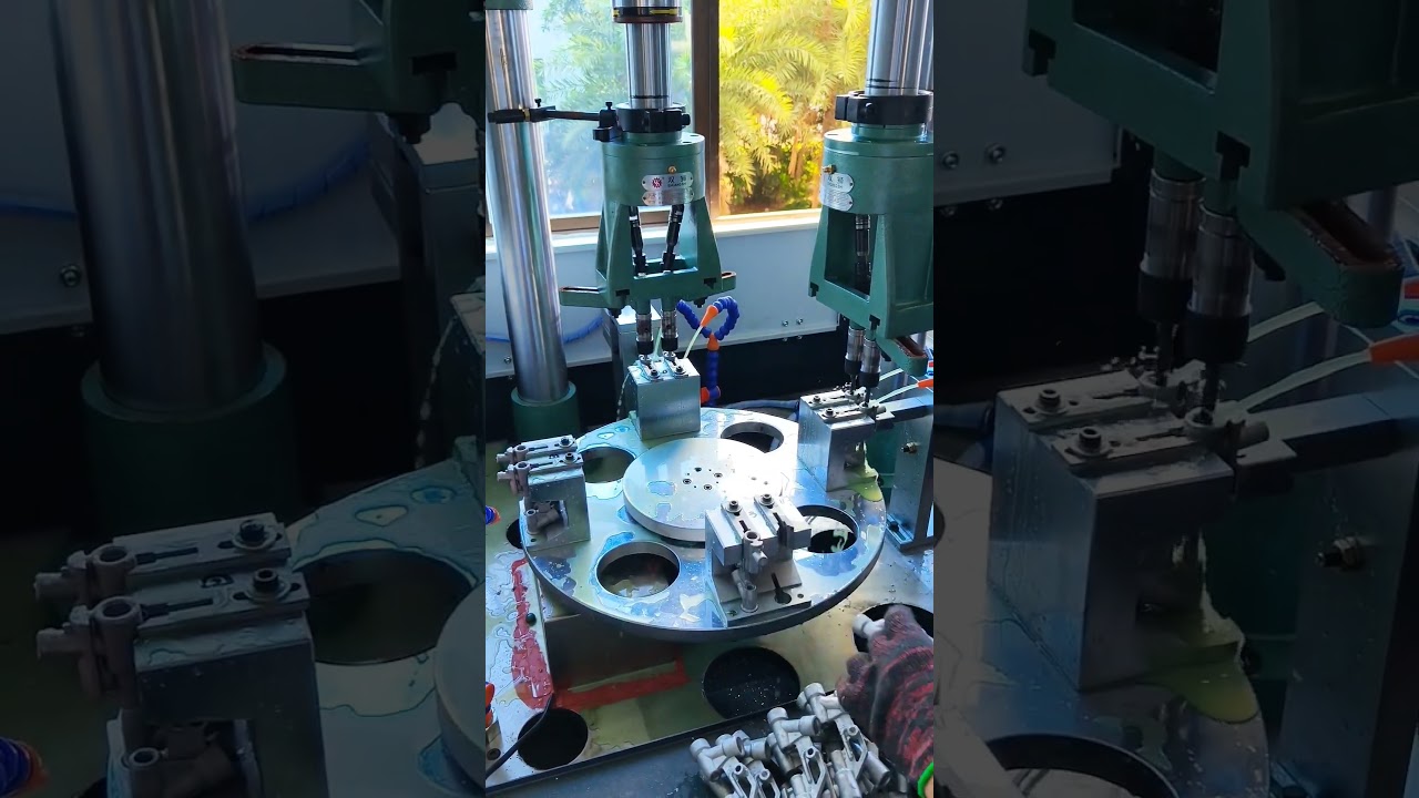 Automatic Rotary aluminum drilling and tapping machine