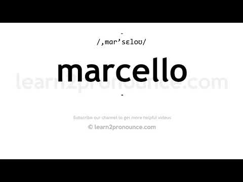 How to pronounce Marcello | English pronunciation