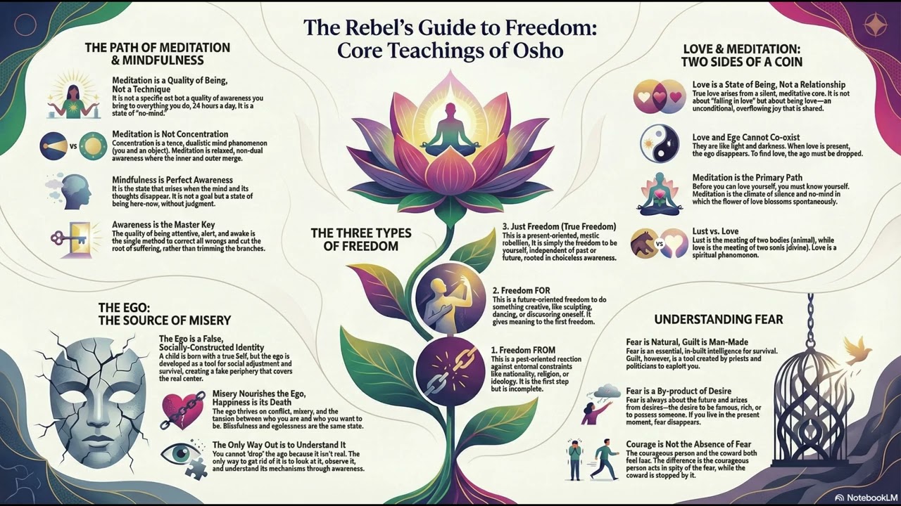 The Rebel's Guide to Freedom: Core Teachings of Osho