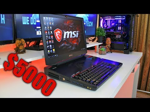 A TRUE $5000 Mobile Gaming Station - MSI GT83 7RF VR Titan SLI