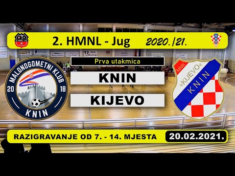2. HMNL Jug, od 7.-14.: KNIN - KIJEVO  2-4, 20.02.2021.