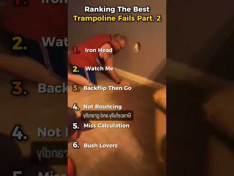 Funniest Trampoline Fails Part 2 #funny #funnyvideo #fail #fails #trampoline