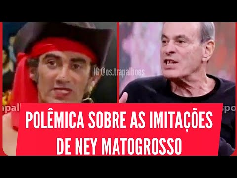 Polêmica sobre as imitações de Ney Matogrosso - Renato Aragão, Conversa com Bial