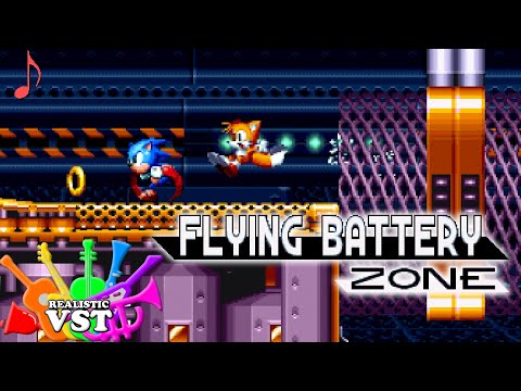 Flying Battery Zone - Sonic Mania Version Using Realistic VSTs (Cover)