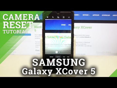 How to Reset Camera Settings in SAMSUNG Galaxy XCover 5 – Restore Camera Settings