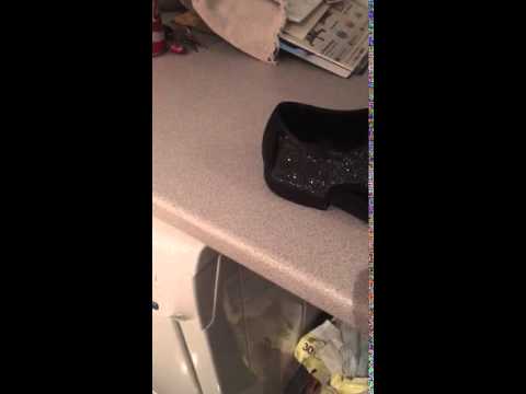 2,850 Swarovski Crystals on Mens Patent Shoes