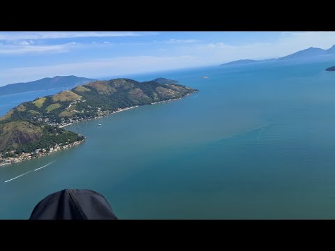 Vôo mágico, saindo da Rampa São José do  Barreiro-SP X Mangaratiba-RJ...Deu praia 🌴 🪂