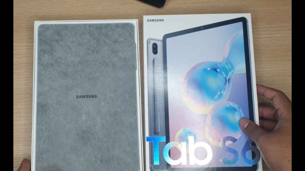 Samsung Galaxy Tab S6 128GB LTE unboxing