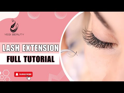 Eyelash Extensions 101 | Full Tutorial on Application