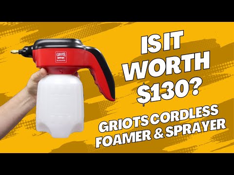 Griots Cordless Foamer & Sprayer | Is it worth $130? | Car Washing Tips