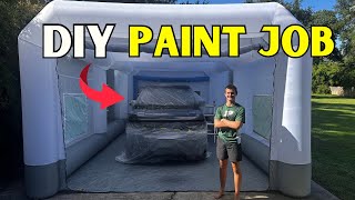 Painting our Faded Range Rover