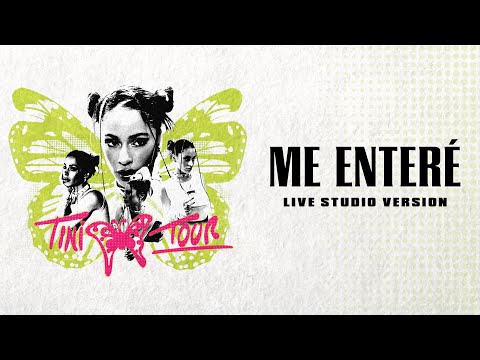 TINI, Tiago PZK - Me Enteré (Live Studio Version - Tini Tour)