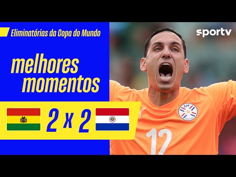 Gols e lances de Bolívia x Paraguai