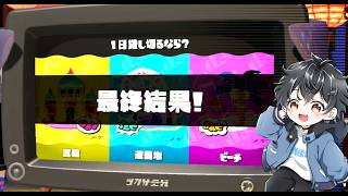 【フェス結果】予想外すぎてうなちゃんが思ってたよりも最悪な結果だったわ...。【スプラトゥーン３】