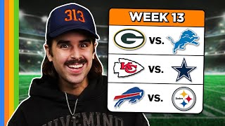 Predicting Every Week 13 NFL Game