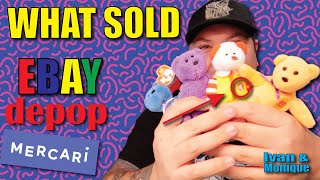 Beanie Babies are on FIRE! - What SOLD on EBAY DEPOP and MERCARI - Thrift finds that I resell