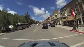 preview picture of video 'Drive into Teluride after descending from Black Bear Pass - GoPro'