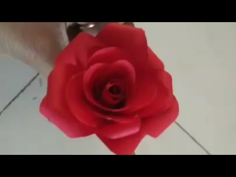 How to make easy Valentine rose | Paper Rose Craft DIY | baby rose ideas |@ Papersai arts Video