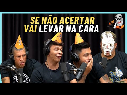 MELHORES MOMENTOS DO ESPECIAL DO PODPAH COM JULIO COCIELO E NINJA! SÓ TORTADA NA CARA